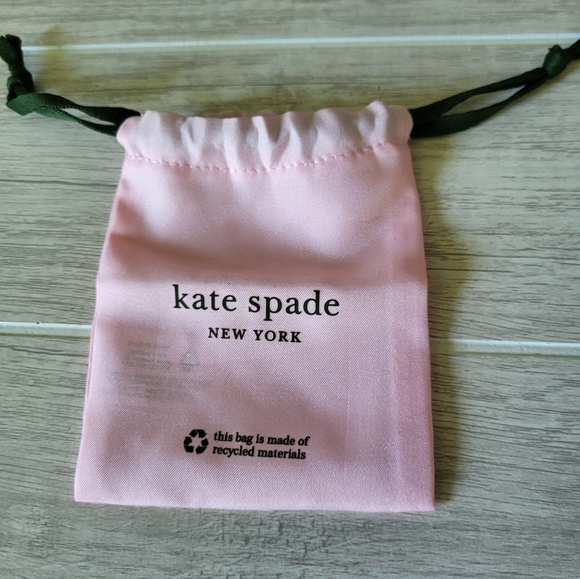 Kate Spade Full Circle Silver Clear Cubic Zirconia Earrings - Picture 6 of 6